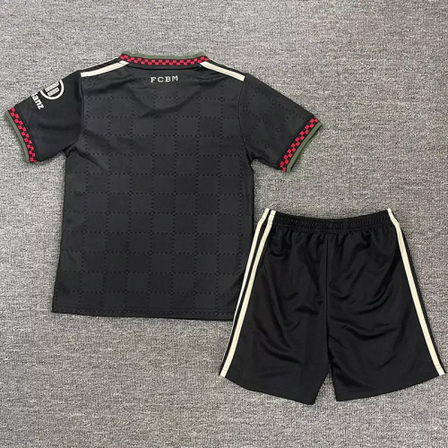 25-26 Bayern Third Kids Soccer Jersey 1:1 Thai Quality