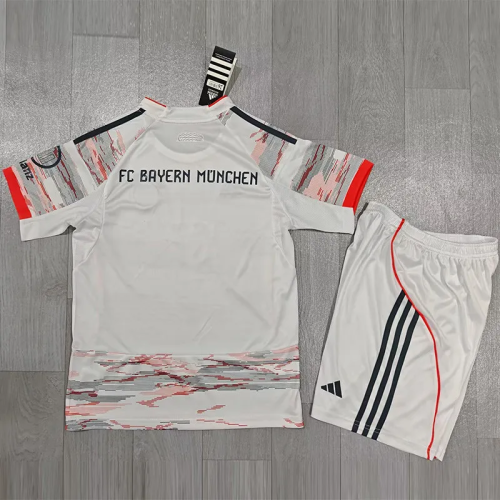 25-26 Bayern Away Kids Soccer Jersey