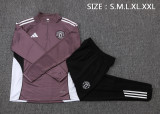 25-26 Man Utd High Quality Half Pull Tracksuit