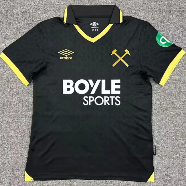 25-26 West Ham Third Fans Soccer Jersey 1:1 Thai Quality