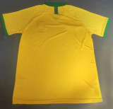 2019 Brazil Home Yellow Retro Soccer Jersey