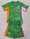 25-26 Man City Goalkeeper Kids Soccer Jersey