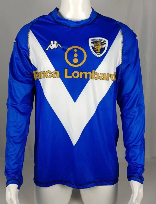 2003 Calcio Home Long Sleeve Retro Soccer Jersey