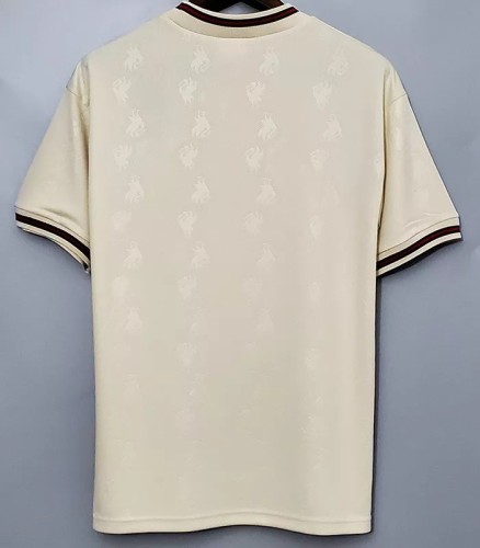 1996-1997 LIV Away Retro White Soccer Jersey