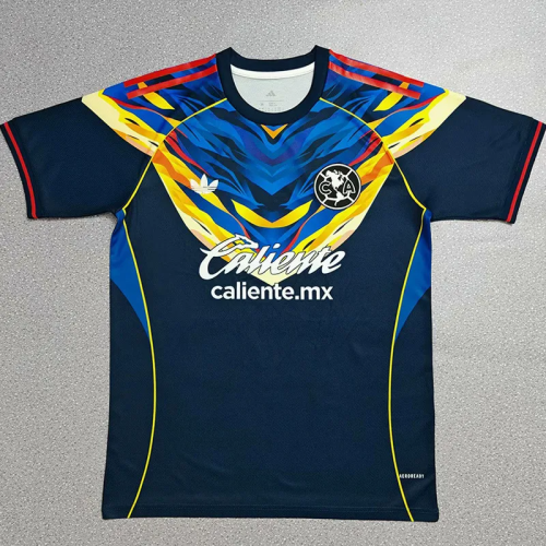 25-26 Club America Royal Blue Fans Soccer Jersey (Caliente)