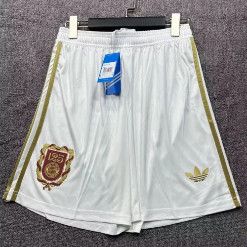 25-26 Bayern 125th Anniversary White Shorts Pants