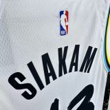 24-25 Indiana Pacers SIAKAM #43 White City Edition Top Quality Hot Pressing NBA Jersey