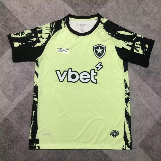 25-26 Botafogo Light Yellow Goalkeeper Soccer Jersey