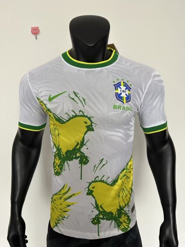 25-26 Brazil White Special Edition Player Version Soccer Jersey