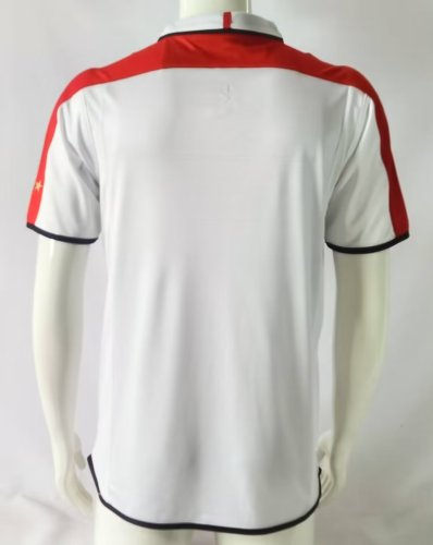 2004 England Home Retro Soccer Jersey