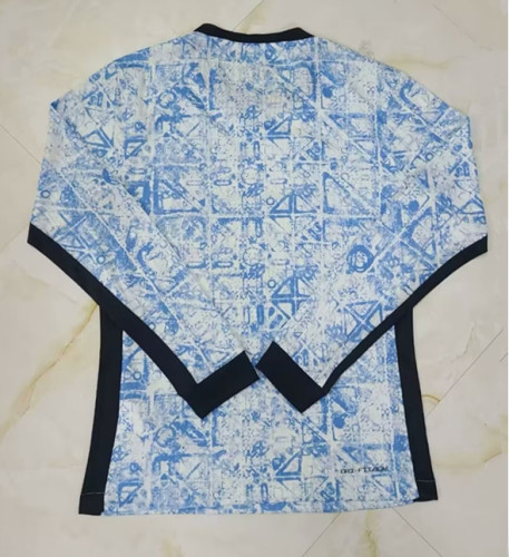 2024 Portugal European Cup Away Long sleeves Player Version Soccer Jersey