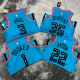 SUNS DURANT #35 Blue Top Quality Hot Pressing NBA Jersey