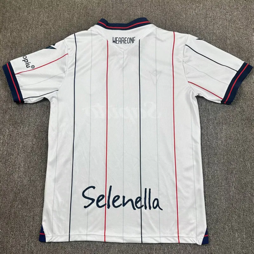 25-26 Bologna Away Fans Soccer Jersey 1:1 Thai Quality