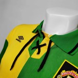 1992 Man Utd Away Long Sleeve Retro Soccer Jersey