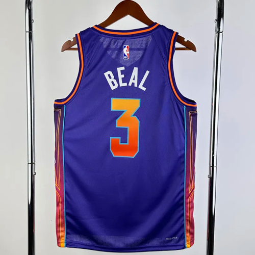 23-24 SUNS BEAL #3 Purple City Edition Top Quality Hot Pressing NBA Jersey
