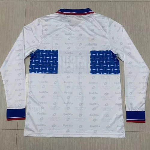 1996 Universidad Catolica Home Retro Long Sleeve Soccer Jersey
