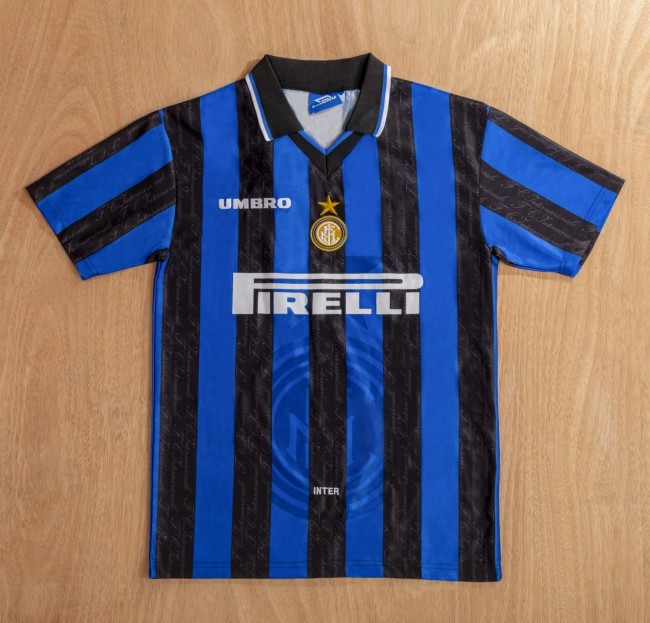1997-1998 INT Home Retro Soccer Jersey