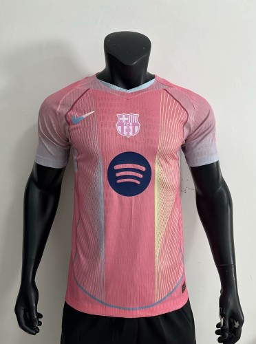 25-26 BAR Pink Special Edition Player Version Soccer Jersey