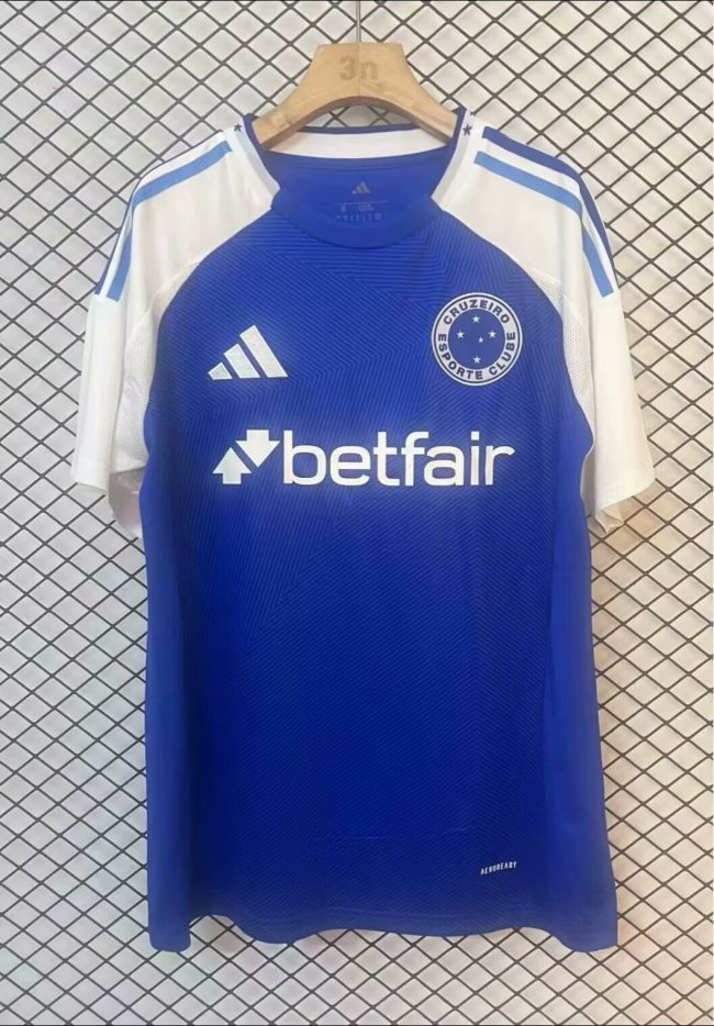 25-26 Cruzeiro Home Fans Soccer Jersey