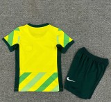 25-26 Australia Home Kids Soccer Jersey