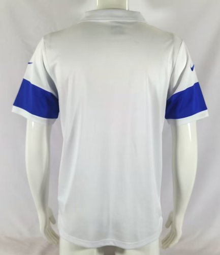 2004 Brazil White Retro Soccer Jersey