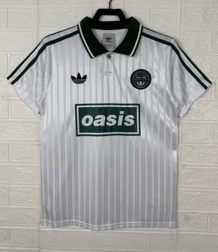 2025 AD Oasis Joint Edition White Polo Short Sleeve