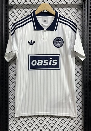 2025 AD Oasis Joint Edition White Polo Short Sleeve