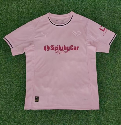 25-26 Palermo Home Fans Soccer Jersey*带广告