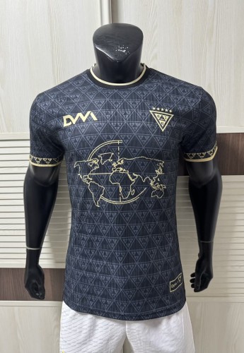 25-26 PSG Black Co-Signed Version Player Version Soccer Jersey