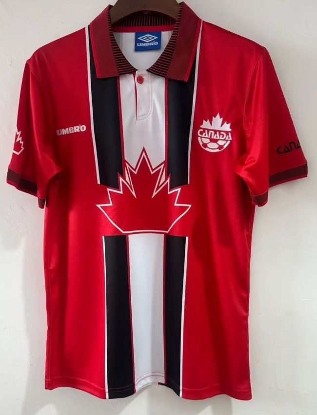 1998 Canada Home Retro Soccer Jersey