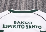 2001-2003 Sporting Lisbon Home Long sleeves Kids Retro Soccer Jersey