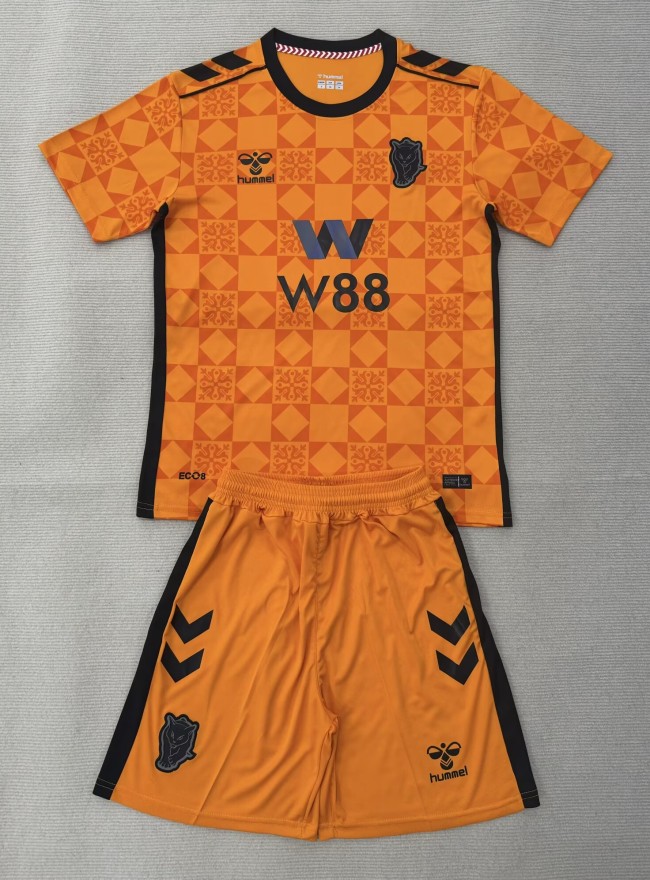 25-26 Sunderland Orange GoalKeeper Adult Suit