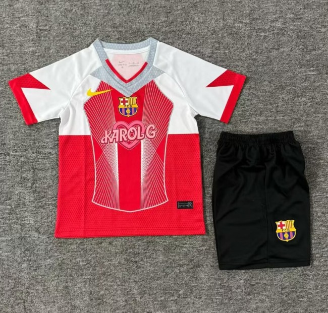 25-26 BAR Red Special Edition Kids Soccer Jersey