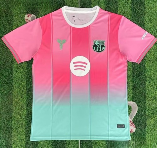 25-26 BAR Pink Green Special Edition Fans Training Shirts