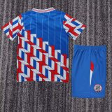 1989-1990 Aja× Away Retro Kids Soccer Jersey