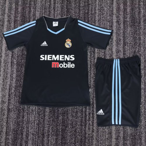 2003-2004 RMA Away Retro Kids Soccer Jersey