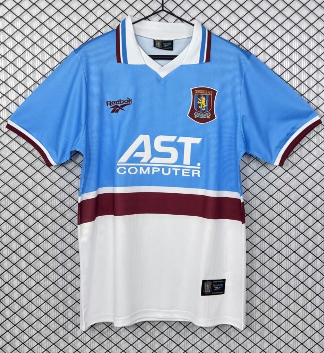 1997-1998 Aston Villa Away Retro Soccer Jersey