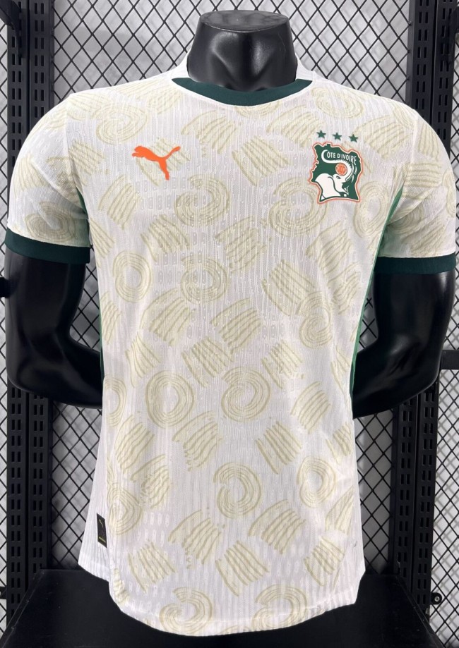 25-26 Cote d'Ivoire Away Player Version Soccer Jersey