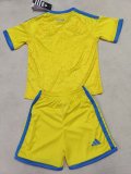 2026 Ukraine Home Kids Soccer Jersey