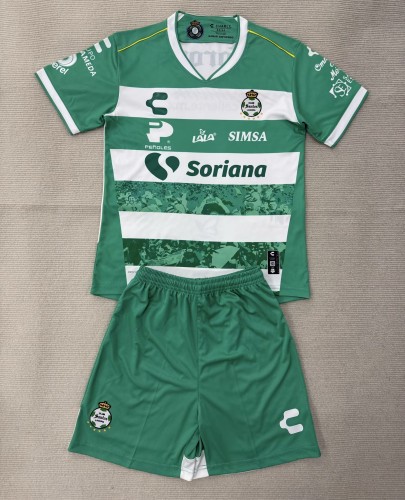 25-26 Santos Laguna Home Adult Suit