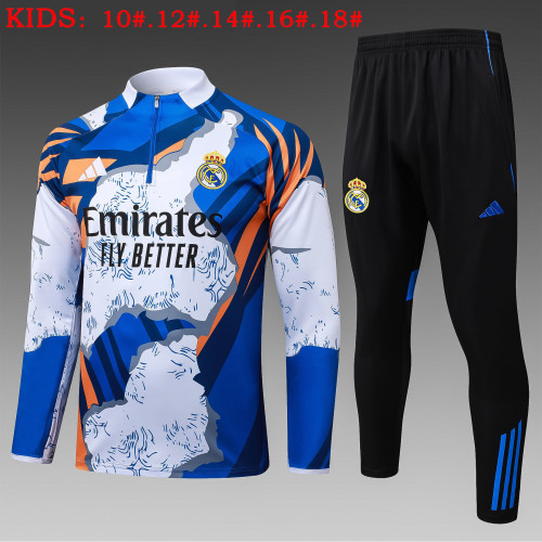 25-26 RMA High Quality Kids Half Pull Tracksuit