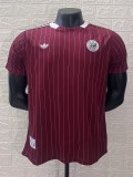 25-26 Aja× Casual Brown Red Player Version Training shirts