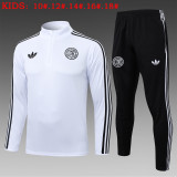 25-26 Germany High Quality Kids Half Pull Tracksuit