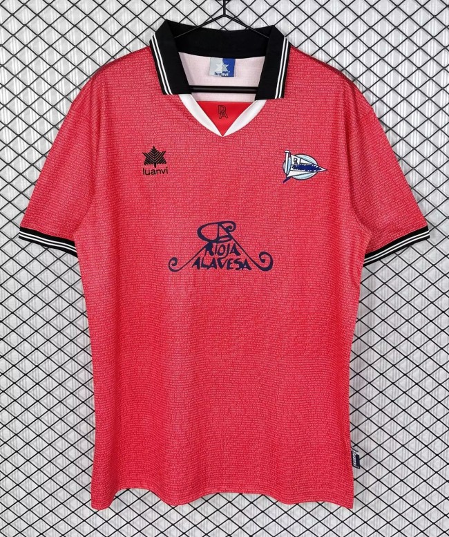 2000-2001 Alaves Away Retro Soccer Jersey