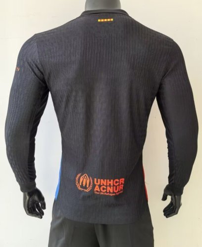 24-25 BAR Home Long Sleeve Player Version Soccer Jersey*长袖球员