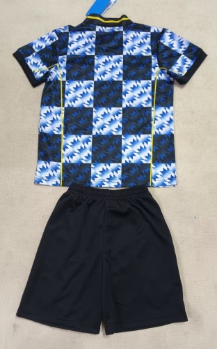 25-26 Man Utd Blue Special Edition Kids Soccer Jersey