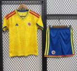 2026 World Cup Colombia Home Kids Soccer Jersey