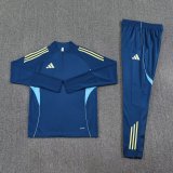 2025 AD Blue Half Pull Tracksuit 