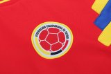 1990 Colombia Away Retro Kids Soccer Jersey