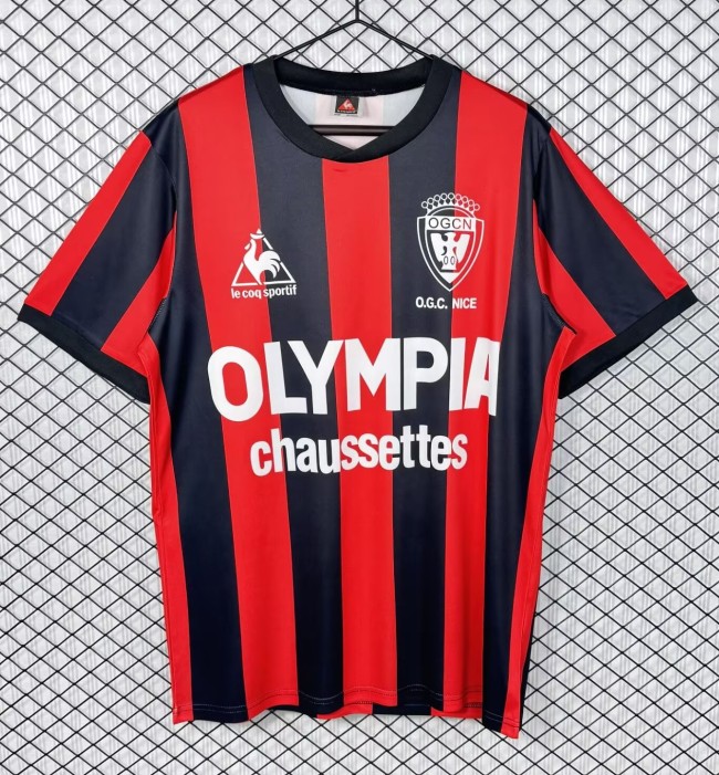 1977-1978 Nice Home Retro Soccer Jersey